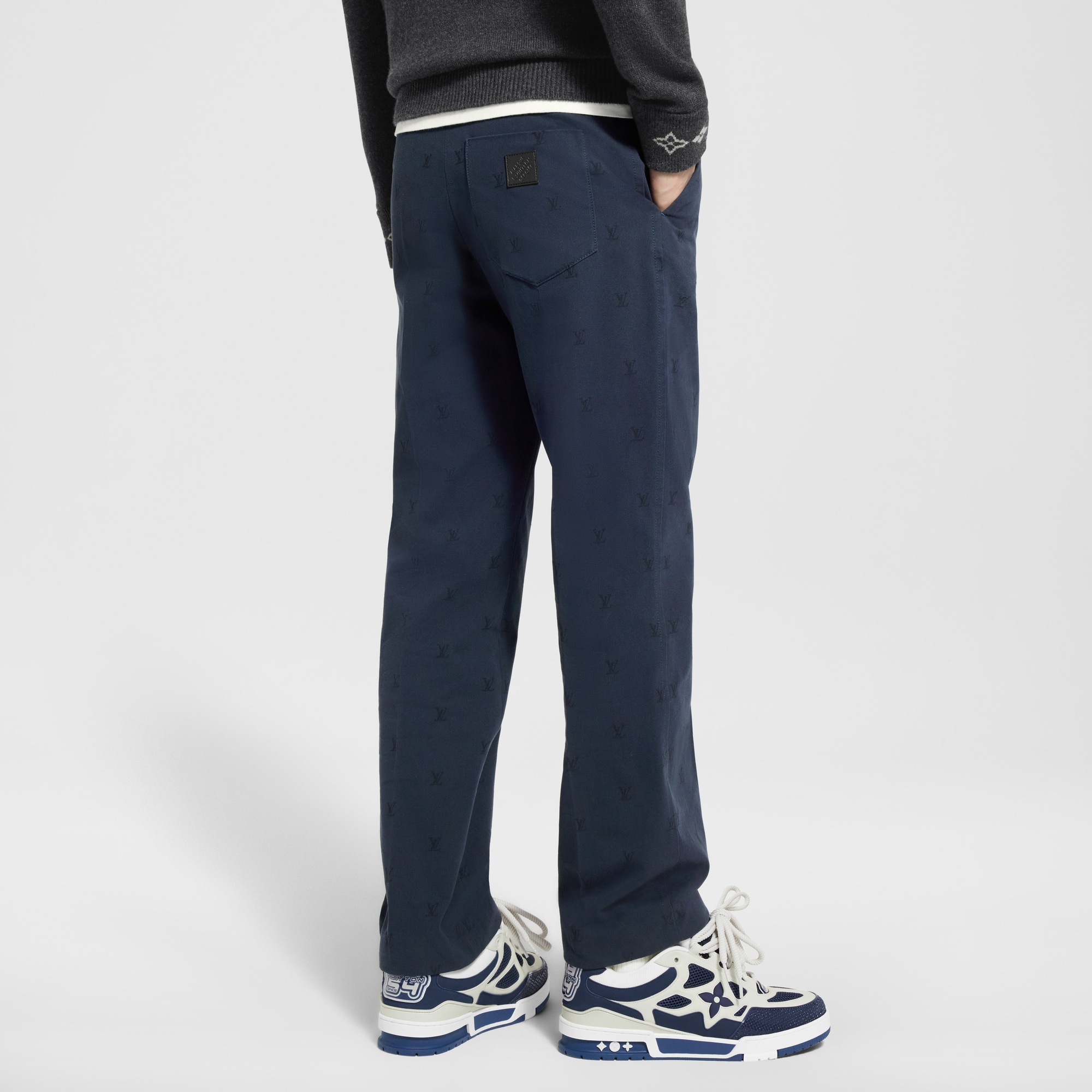 LV ルイヴィトンチノパン LV Blason Cotton Chino Pants - Men - Ready-to-Wear | LOUIS